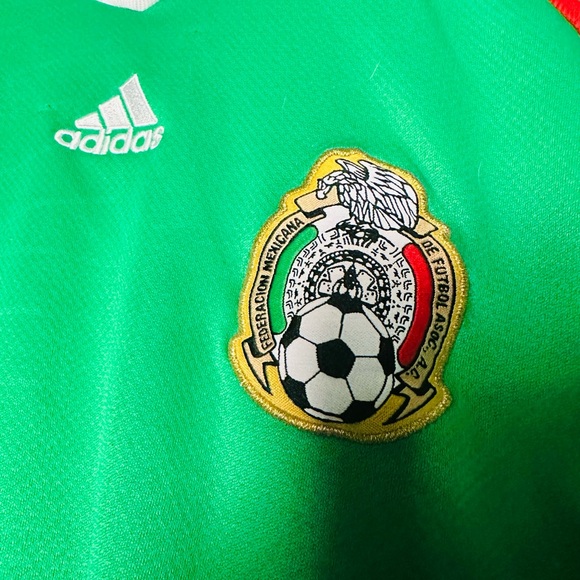 Adidas Green and Red Soccer Jersey - Picture 3 of 6